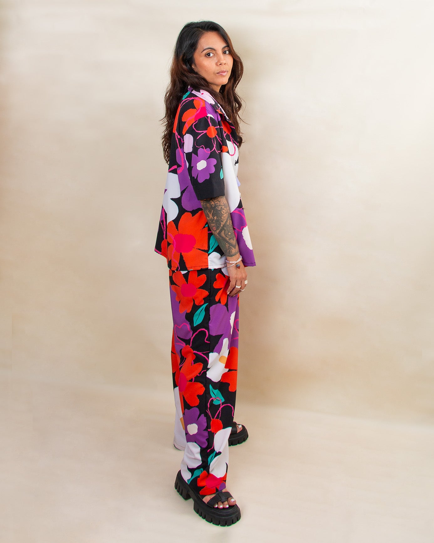 Set de Sol Pantalón Flores MAXI