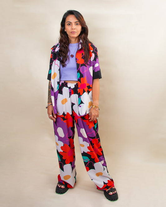 Set de Sol Pantalón Flores MAXI