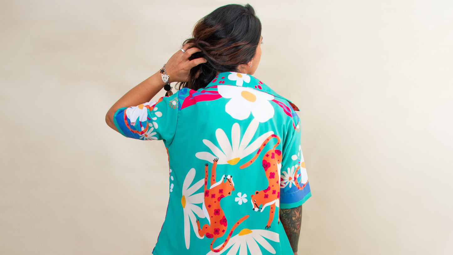 Set de Sol Pantalón Flores y tigres